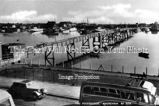 SX 1220 - The Footbridge, Shoreham By Sea, Sussex c1945