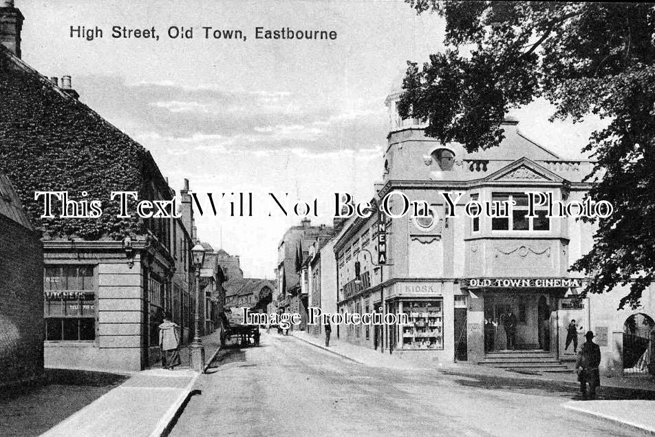 SX 128 - High Street, Old Town, Eastbourne, Sussex c1920