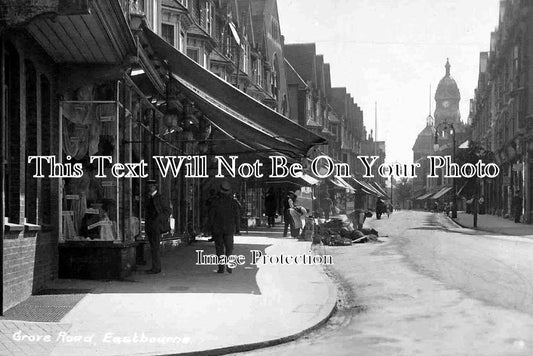 SX 129 - Grove Road, Eastbourne, Sussex c1905