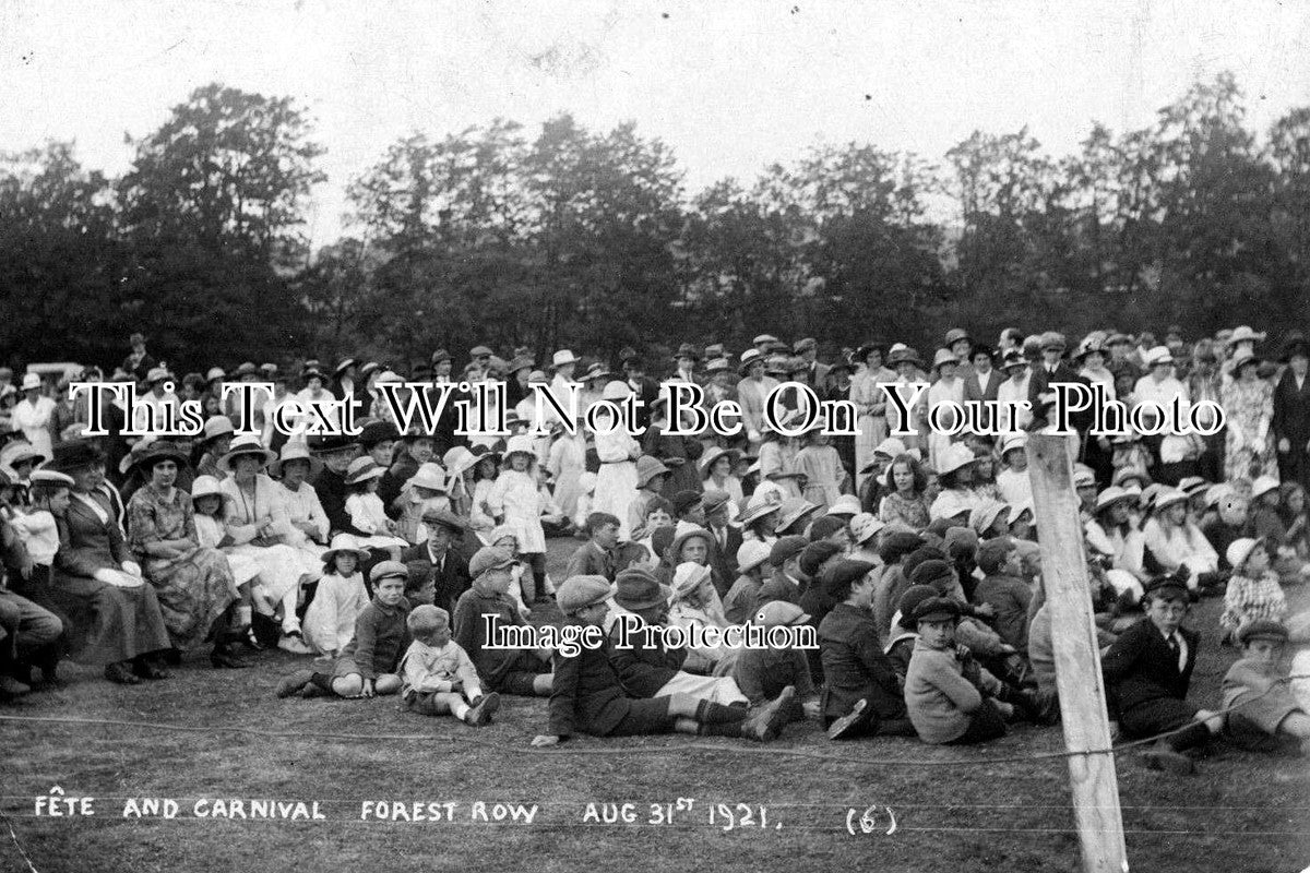 SX 1291 - Forest Row Fete & Carnival, Sussex 31.08.1921