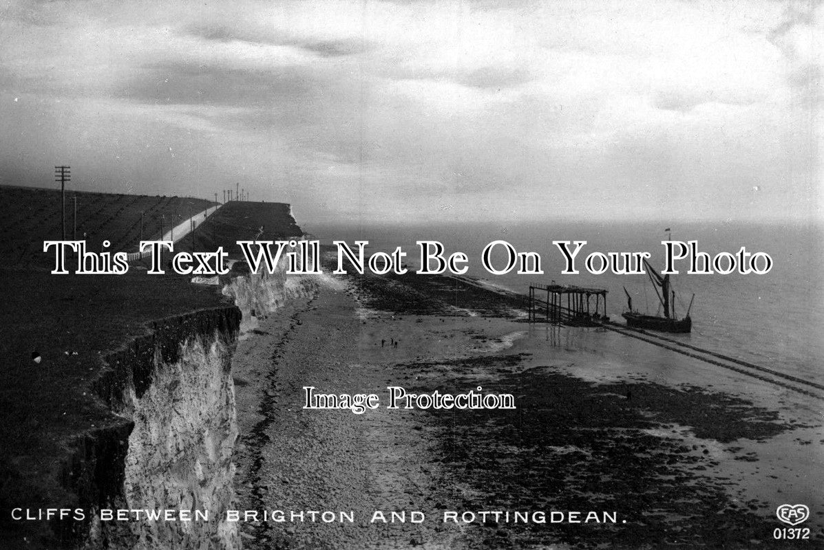 SX 1295 - Cliffs Between Rottingdean & Brighton, Sussex