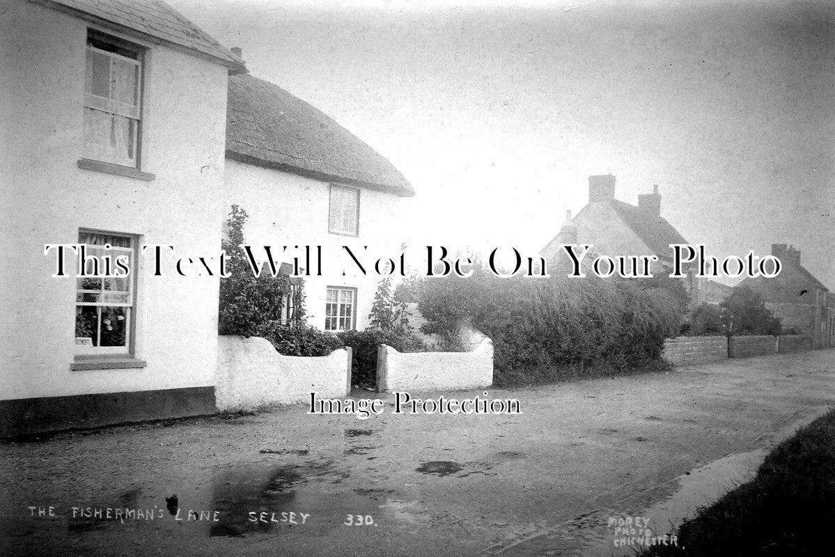 SX 1326 - The Fishermans Lane, Selsey, Sussex c1909