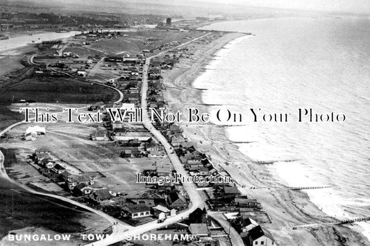 SX 1340 - Bungalow Town Aerial View, Shoreham, Sussex