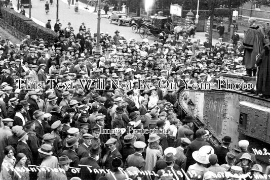 SX 1345 - Presentation Of WW1 Tank, Bexhill, Sussex
