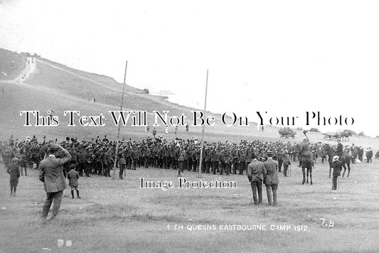 SX 1385 - The 4th Queens Eastbourne Camp, Sussex 1912