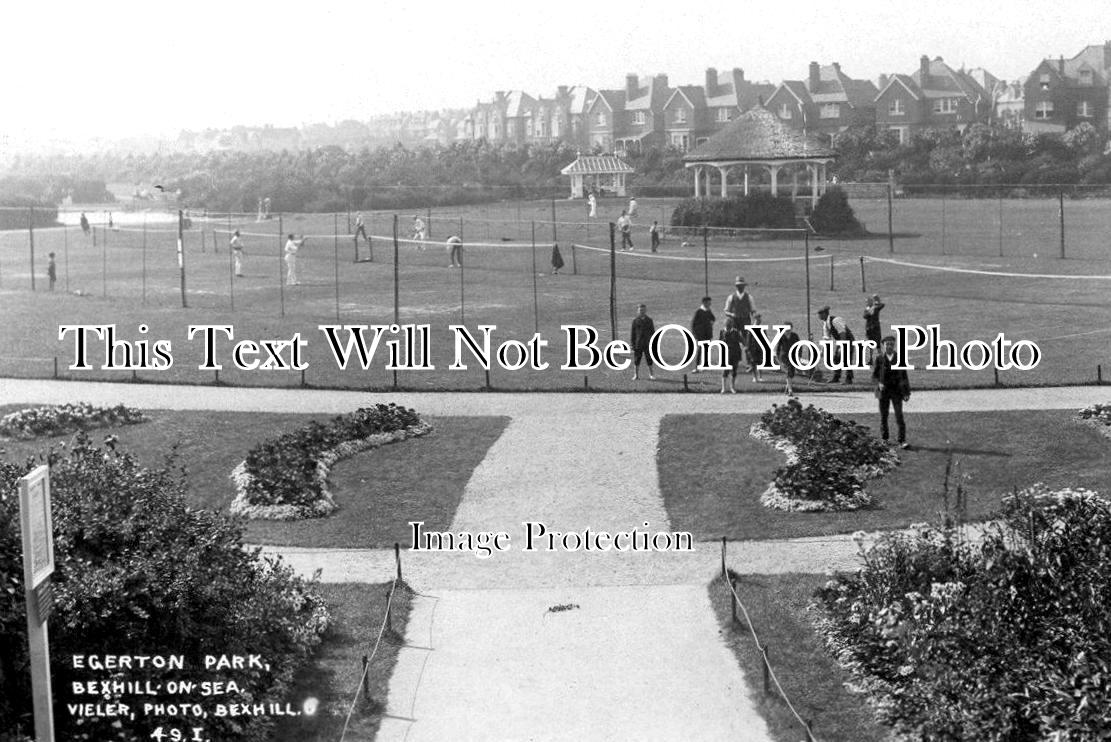 SX 1452 - Tennis Courts, Egerton Park, Bexhill On Sea, Sussex
