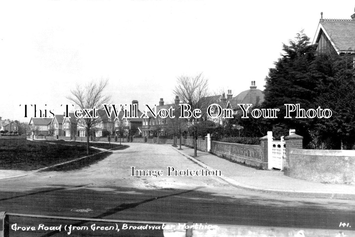 SX 1457 - Grove Road From Green, Broadwater, Worthing, Sussex