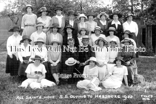 SX 1466 - All Saints, Hove Sunday School Outing to Hassocks, Sussex