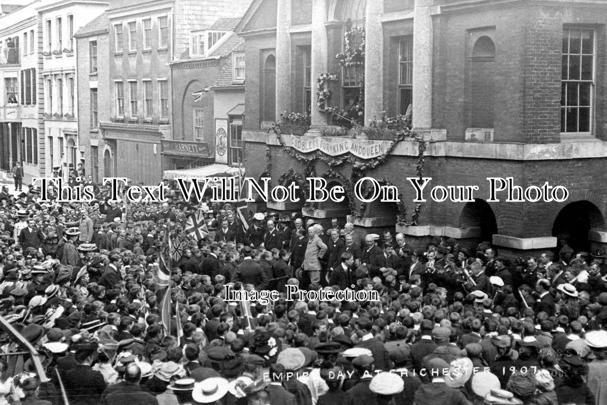 SX 1467 - Empire Day, Chichester, Sussex 1907