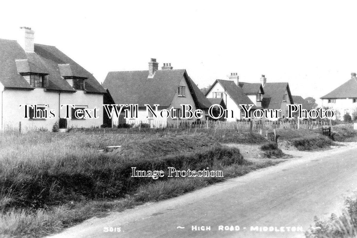 SX 1557 - High Road, Middleton, Sussex c1933