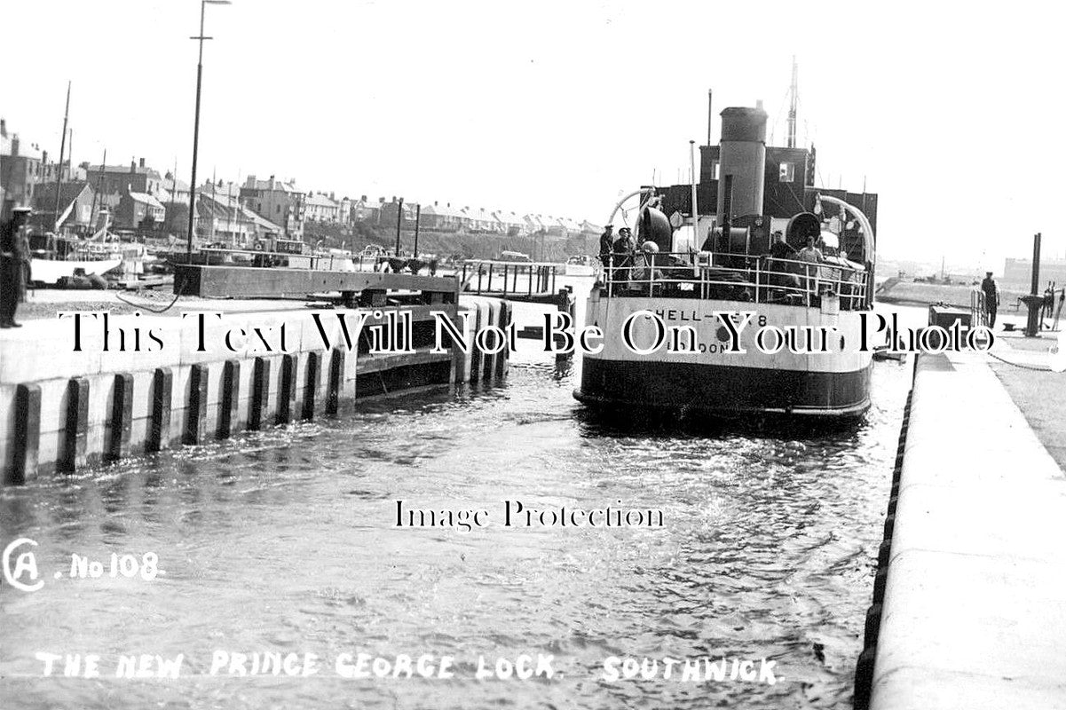 SX 1574 - The New Prince George Lock, Southwick, Sussex