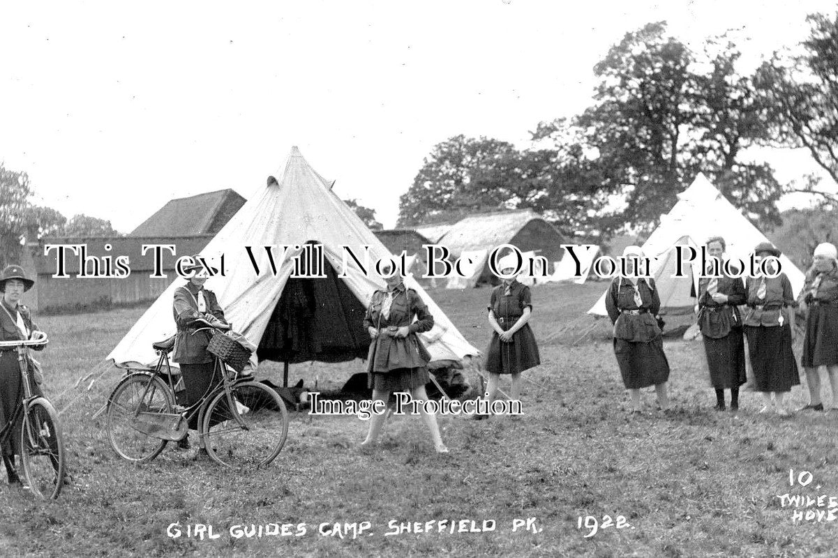 SX 1603 - Girls Guides Camp, Sheffield Park, Sussex c1928