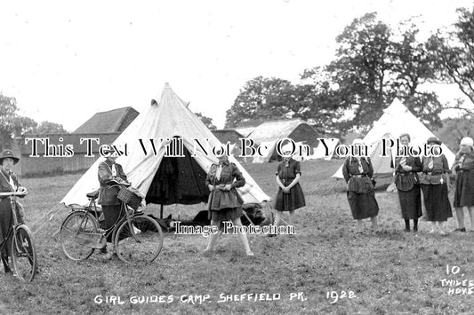 SX 1603 - Girls Guides Camp, Sheffield Park, Sussex c1928
