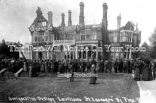SX 1636 - Suffragettes Destroy Levitleigh, St Leonards, Sussex 1913