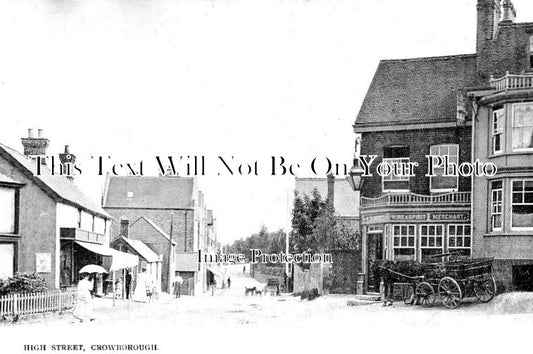 SX 1647 - High Street, Crowborough, Sussex c1904
