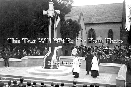 SX 1674 - Unveiling Petworth War Memorial, Sussex