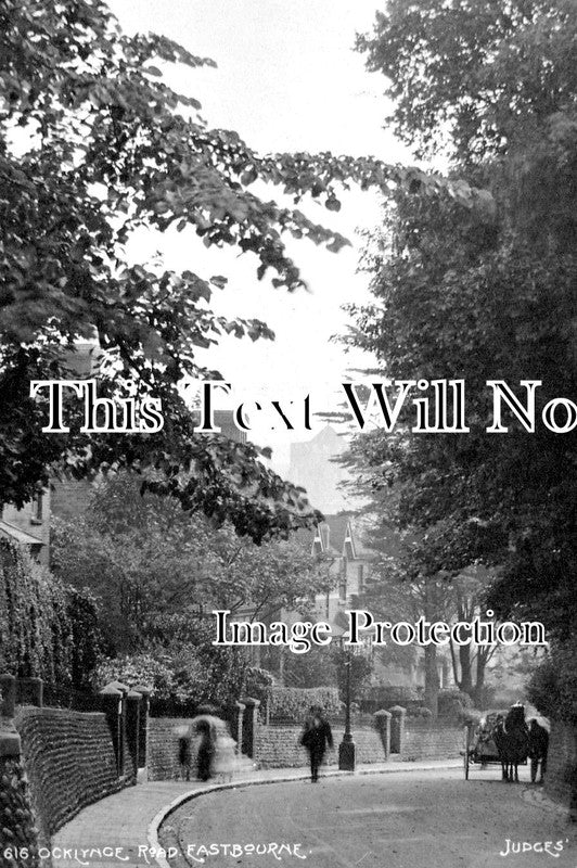 SX 1722 - Ocklynge Road, Eastbourne, Sussex c1912