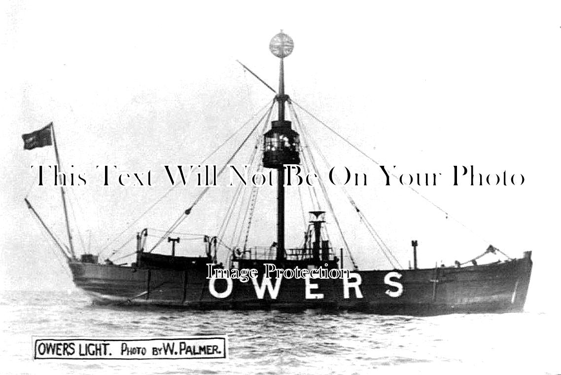 SX 1748 - Owers Light Ship, Sussex c1922