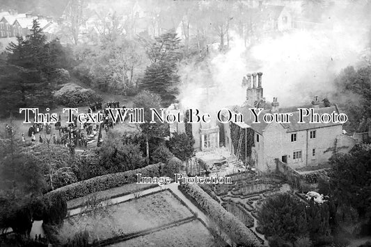 SX 1786 - East Grinstead Vicarage Fire, Sussex 1908