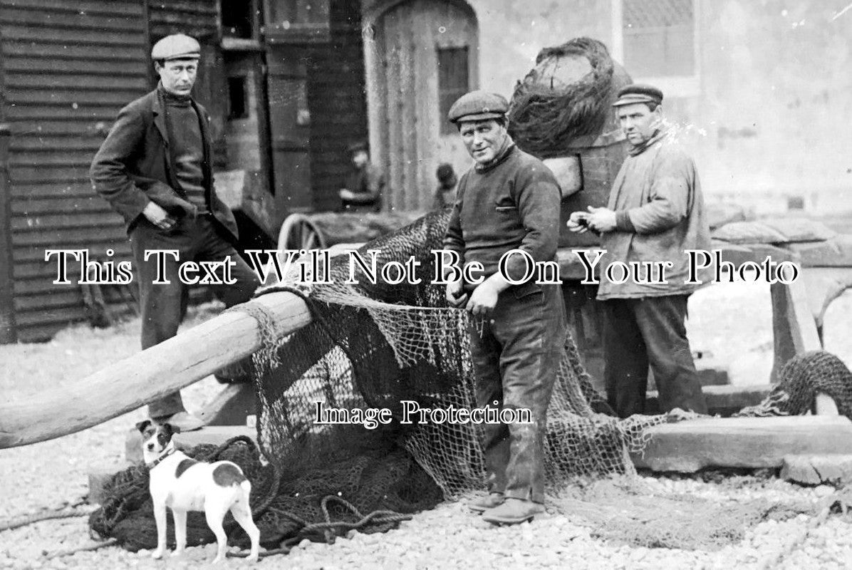 SX 1802 - Net Mending, Hastings, Sussex