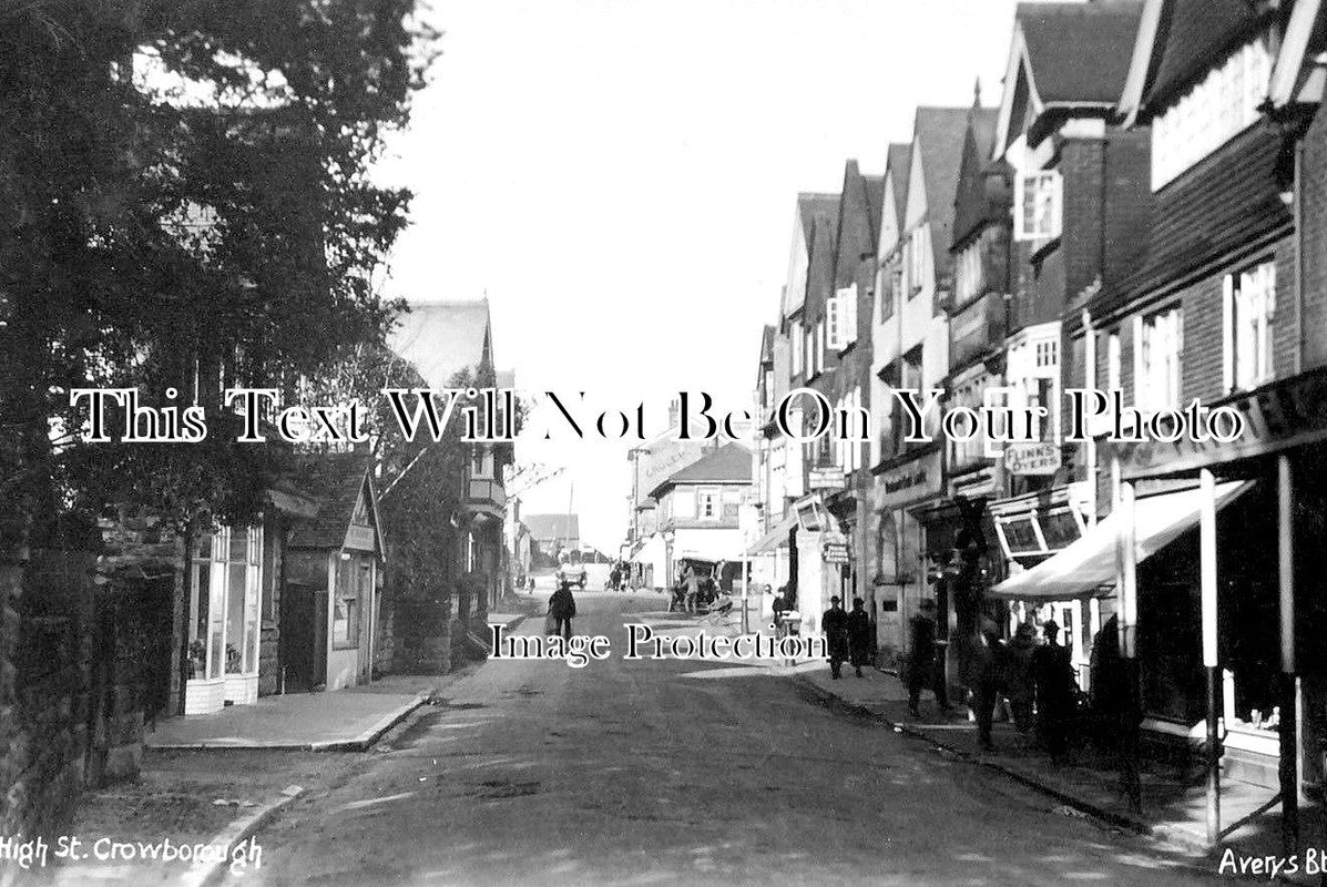 SX 1808 - High Street, Crowborough, Sussex c1925