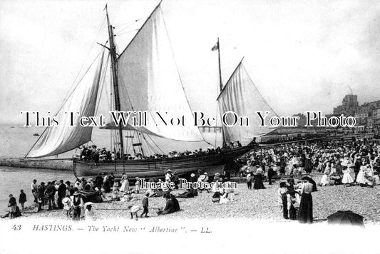SX 1864 - The Yacht New Albertine, Hastings, Sussex