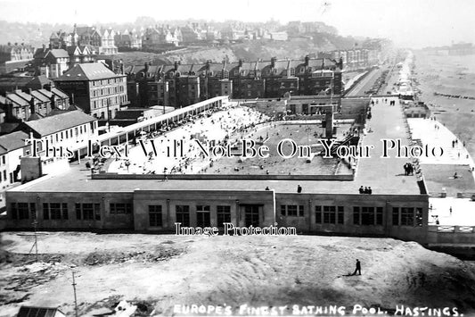 SX 1880 - Europes Finest Bathing Pool, Hastings, Sussex