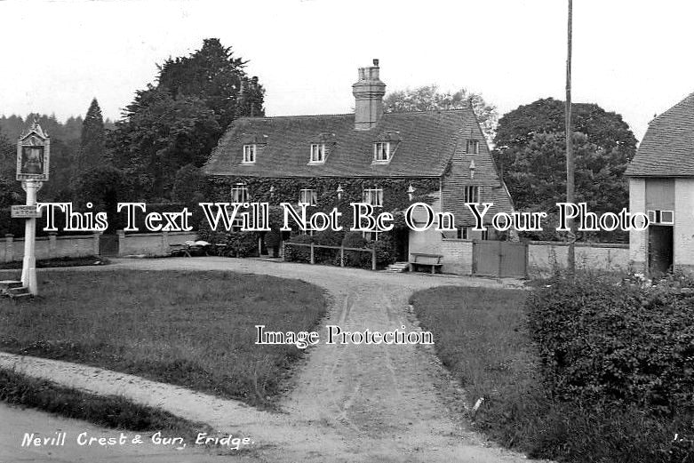SX 1884 - Nevill Crest & Gun, Eridge, Sussex