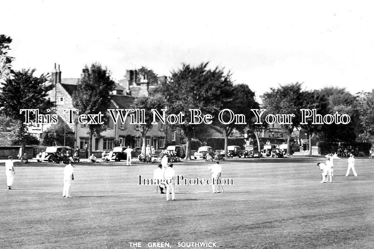 SX 1938 - Cricket On The Green, Southwick, Sussex