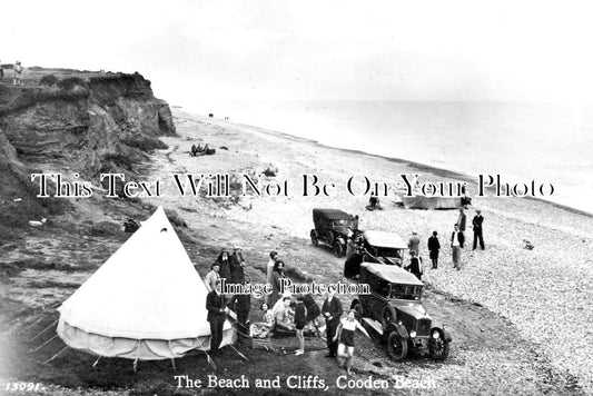 SX 1958 - Beach & Cliffs, Cooden Beach, Sussex