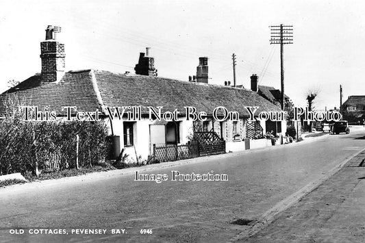SX 1981 - Old Cottages, Pevensey Bay, Sussex