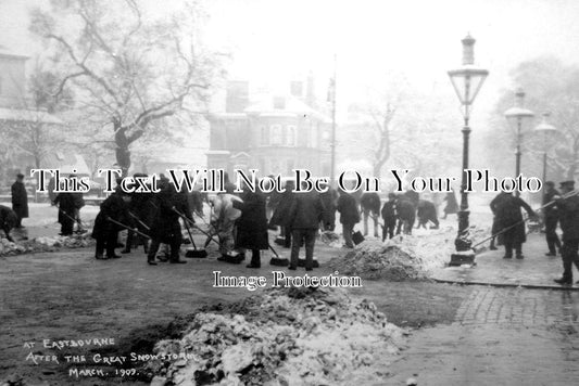 SX 1990 - Eastbourne After The Great Snow Storm, Sussex 1909