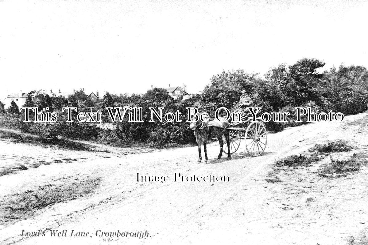 SX 2019 - Lordswell Lane, Crowborough, Sussex c1905