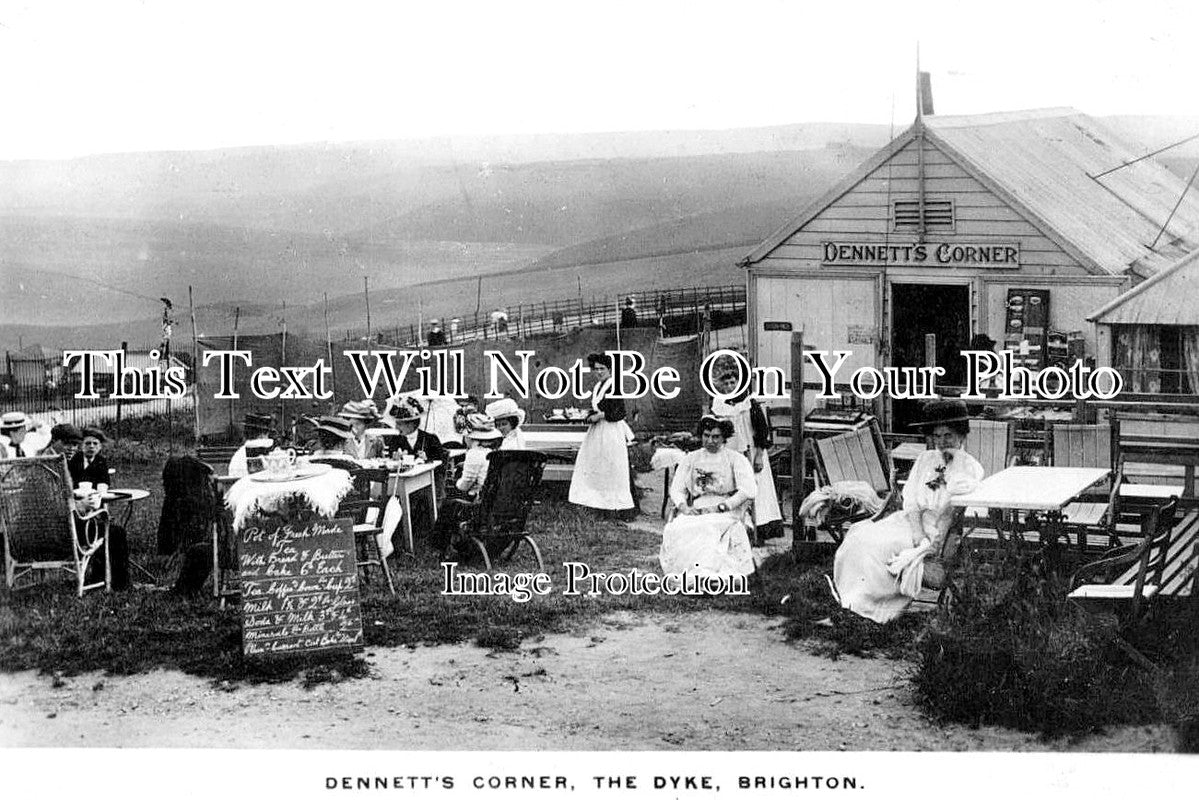 SX 2045 - Dennetts Corner The Dyke, Brighton, Sussex c1914