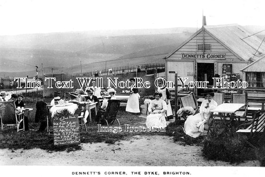 SX 2045 - Dennetts Corner The Dyke, Brighton, Sussex c1914