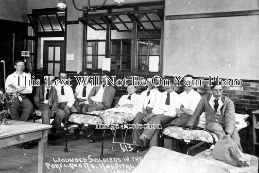 SX 208 - Wounded WW1 Soldiers At Portland Road Hospital, Hove, Sussex