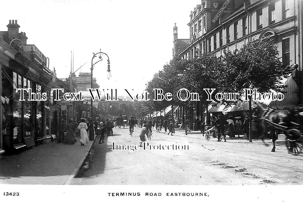 SX 2116 - Terminus Road, Eastbourne, Sussex c1918