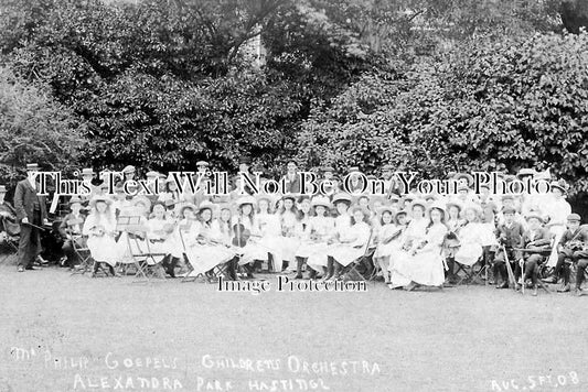 SX 2135 - Philip Goepels Childrens Orchestra, Hastings, Sussex c1908