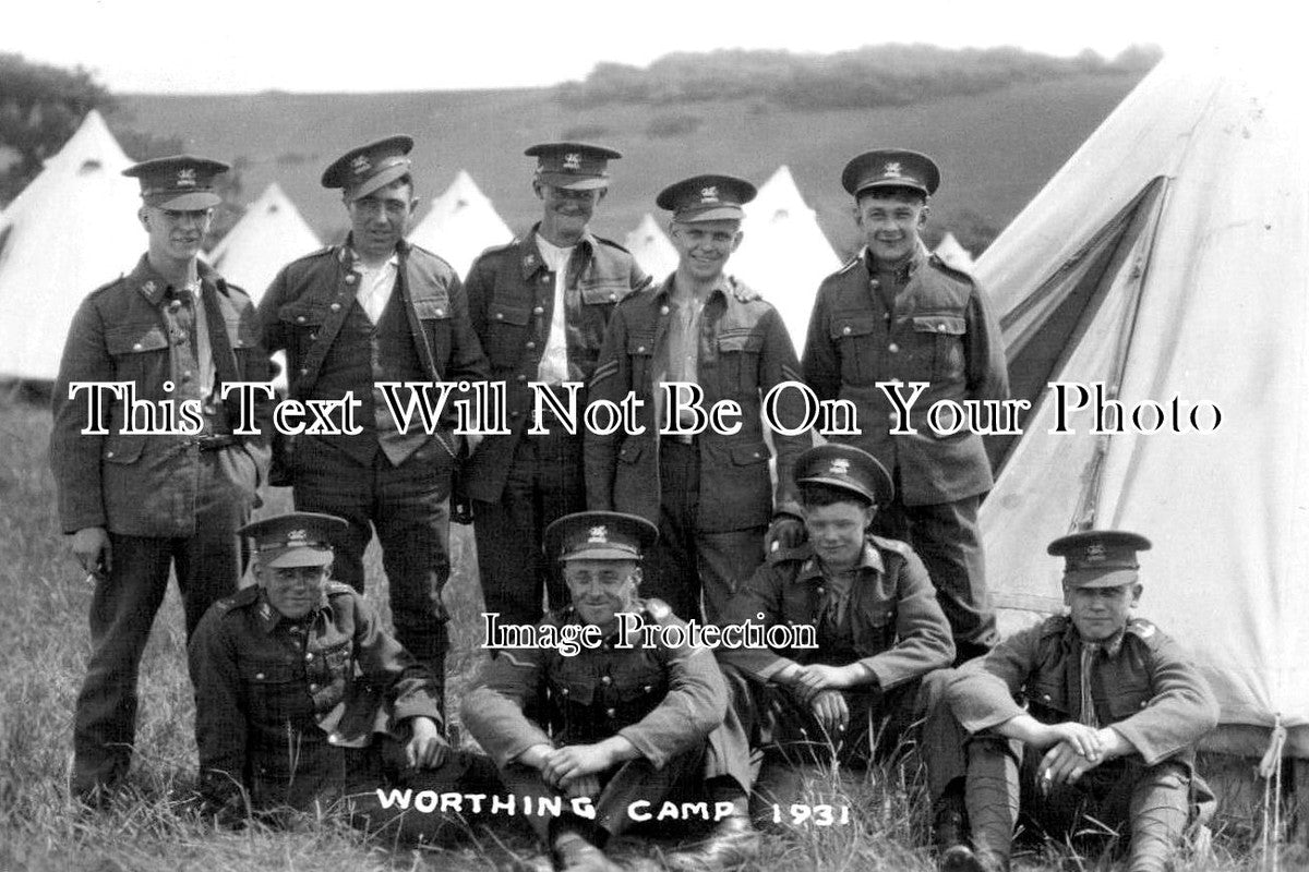 SX 2147 - Worthing Military Camp, Sussex 1931