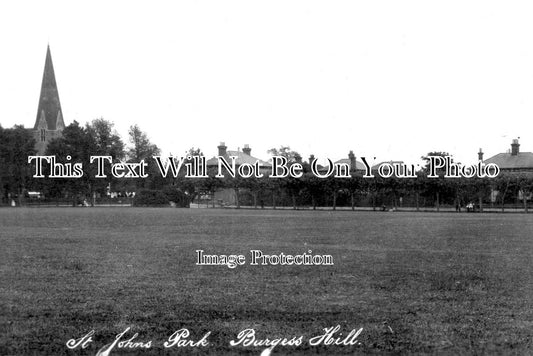 SX 2160 - St Johns Park, Burgess Hill, Sussex c1914
