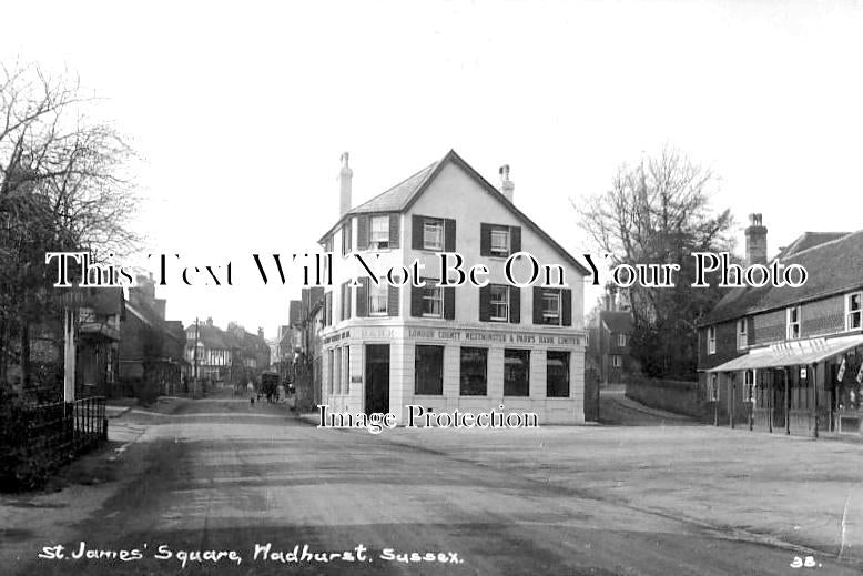 SX 2184 - St James Square, Wadhurst, Sussex c1923