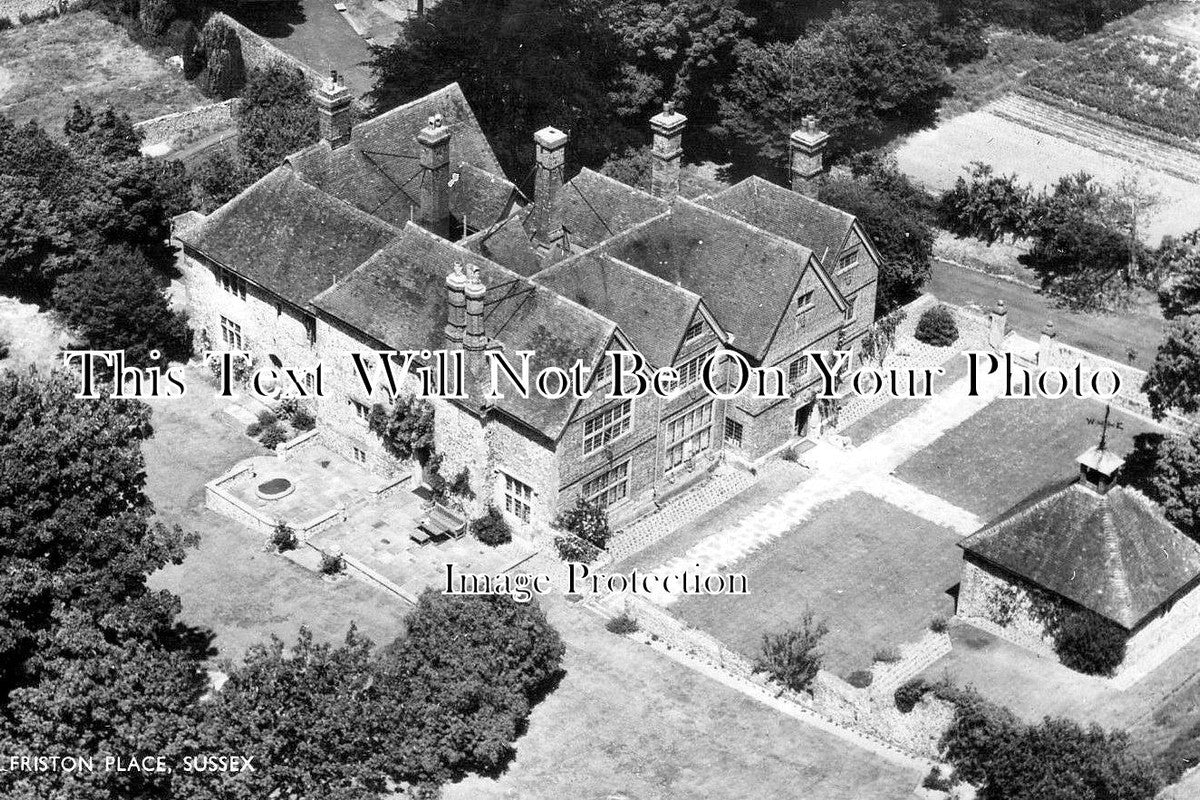 SX 2250 - Aerial View OF Friston Place, Eastbourne, Sussex