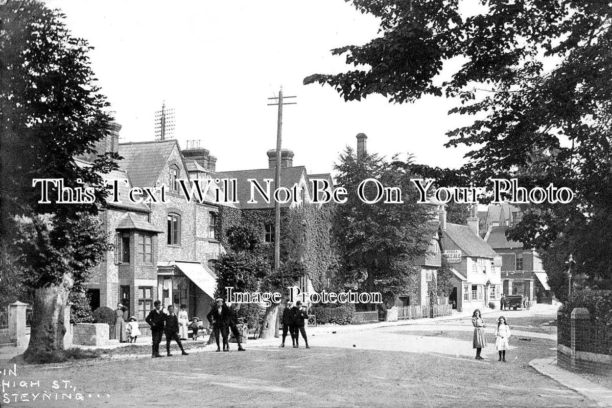 SX 2269 - High Street, Steyning, Sussex c1910
