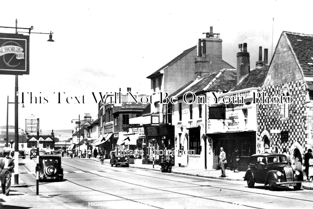 SX 2270 - High Street, Shoreham By Sea, Sussex c1954
