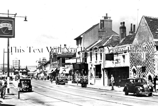 SX 2270 - High Street, Shoreham By Sea, Sussex c1954