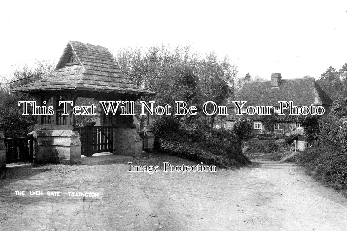 SX 2275 - The Lych Gate, Tillington, Sussex c1928
