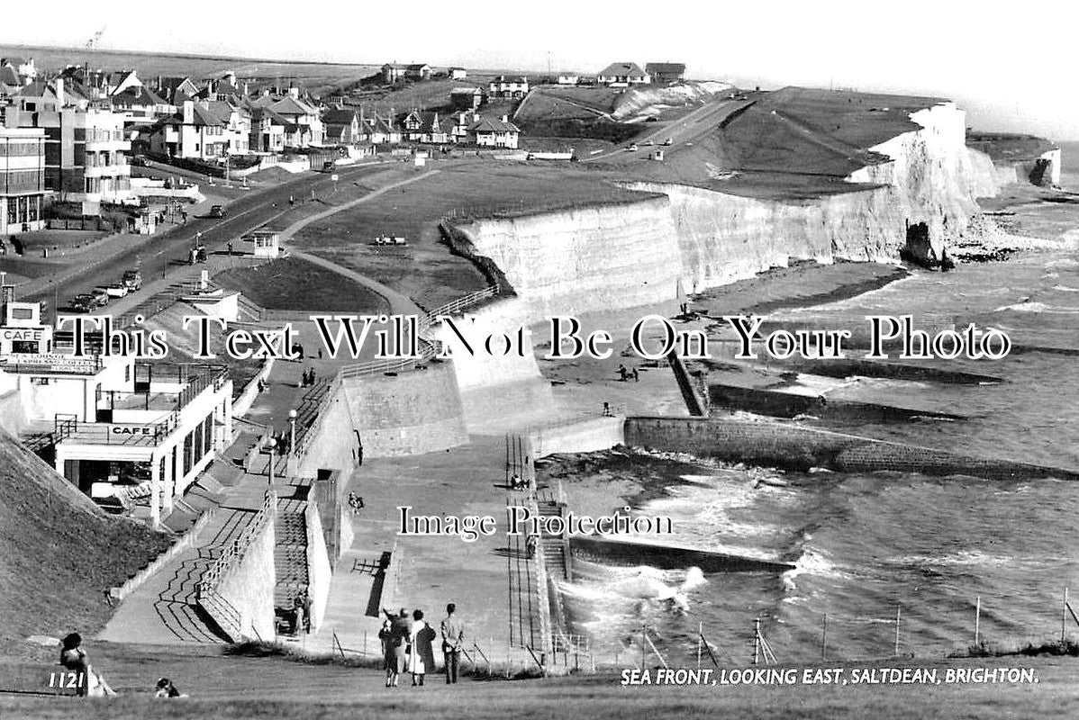 SX 2305 - Sea Front Looking East, Saltdean, Brighton, Sussex