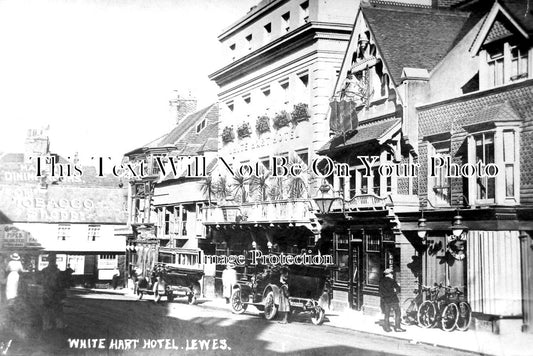 SX 2332 - White Heart Hotel, Lewes, Sussex c1915