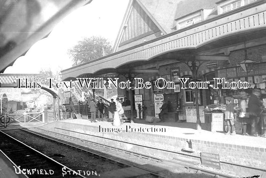 SX 2340 - Uckfield Railway Station, Sussex c1913