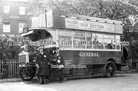 SX 2364 - The London General Bus Co, Motor Bus, Sussex 1923